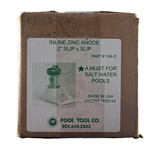 Pool Tool Co. Inline Zince Anode 2" Slip x Slip