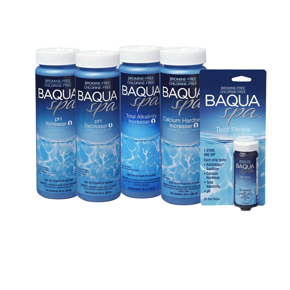Baqua Spa Balancer Bundle + Test Strips